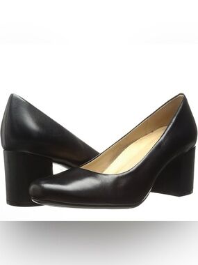 NEW Naturalizer Women's Whitney Classic Pump in Black Leather Size 8.5 Wide